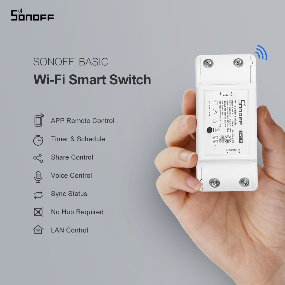 Itead SONOFF Basic R2 Mini DIY - Sonoff Basic Switch recension och pris