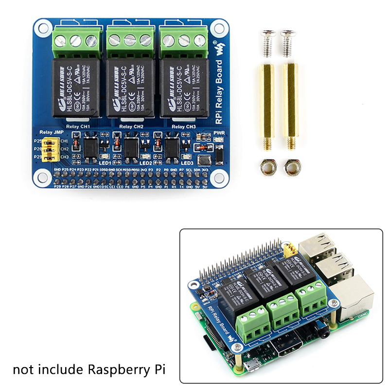 3 Channel Relay Expansion Boar - Home Automation Raspberry Pi recension och pris