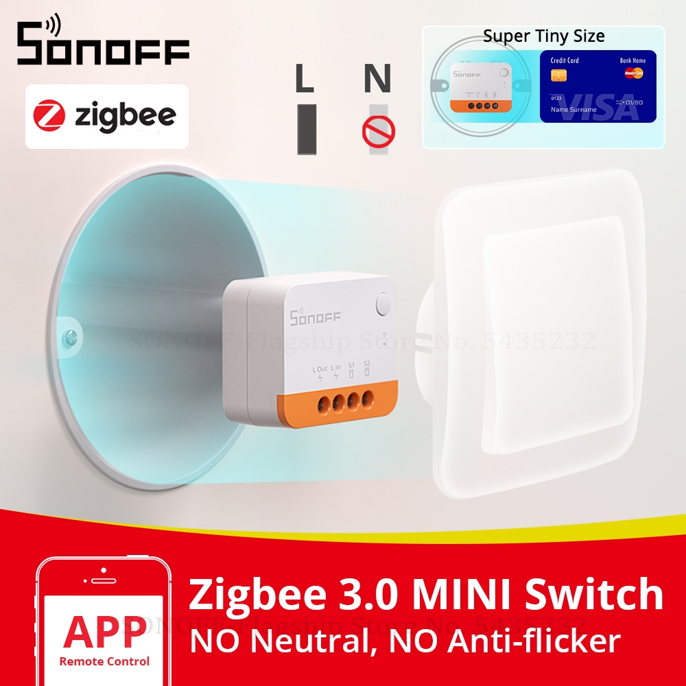 SONOFF ZBMINIL2 No Neutral Wir - Sonoff Basic Switch recension och pris