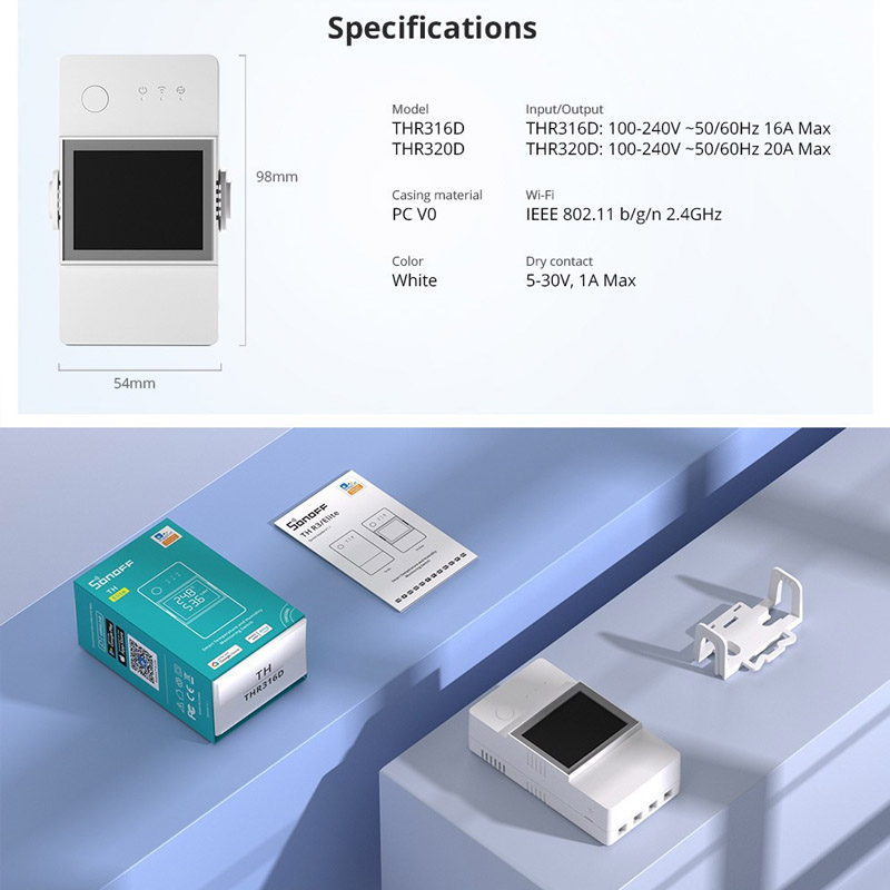 SONOFF POW Elite WiFi Smart Po - Sonoff Basic Switch recension och pris