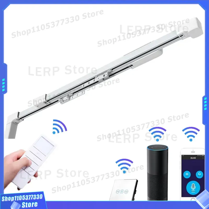 Smart Electric Curtain Track M - Home Automation System Design recension och pris